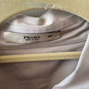 Prada grey blouse